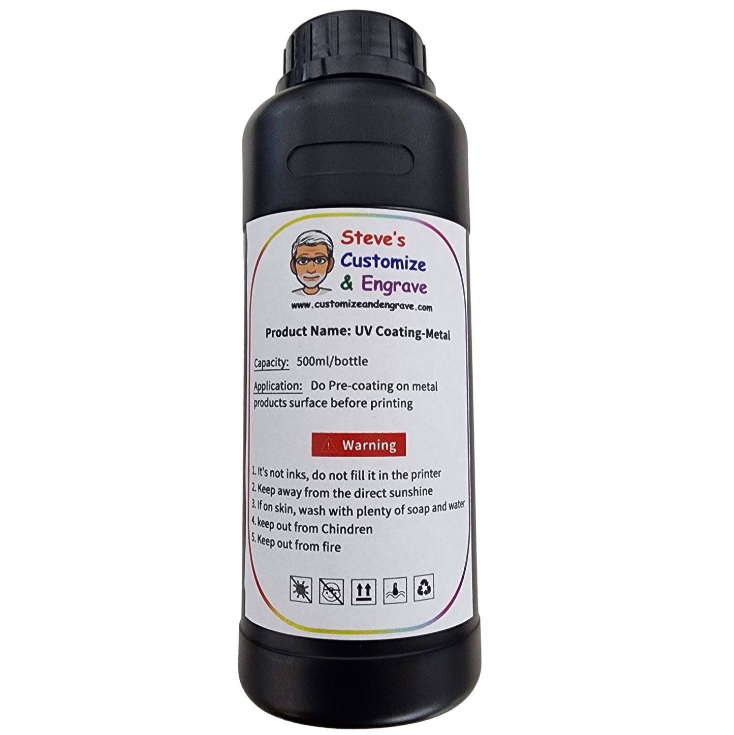 Refinecolor Metal Precoating For UV Printer 500ml image 0