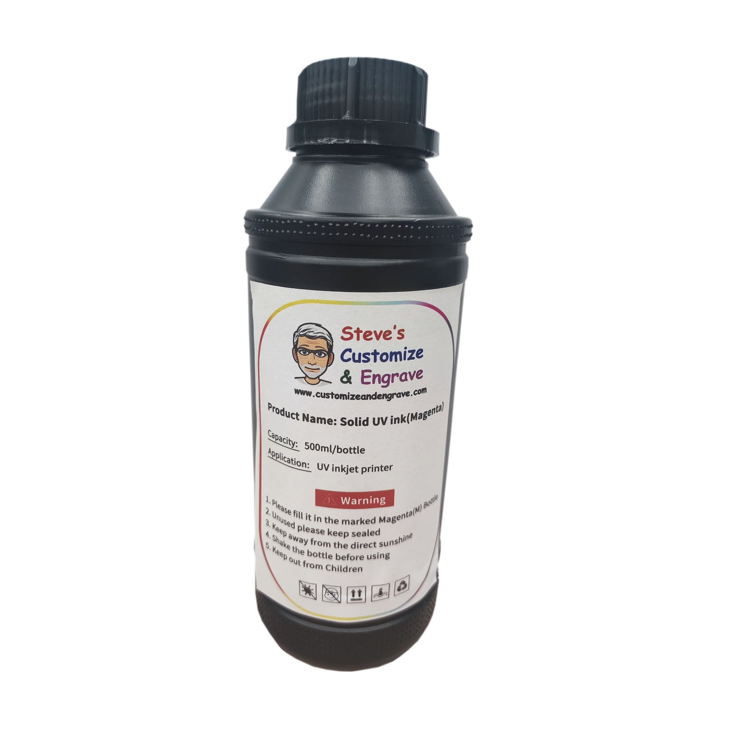 Magenta UV Ink For Refinecolor DTF Printer 500ml image 0