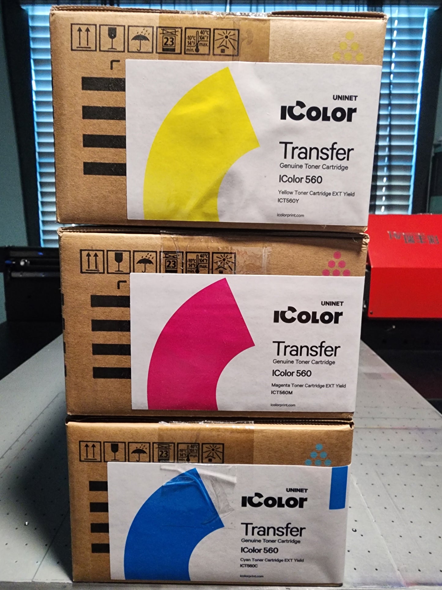 Uninet IColor 560 White Toner Printer - Used