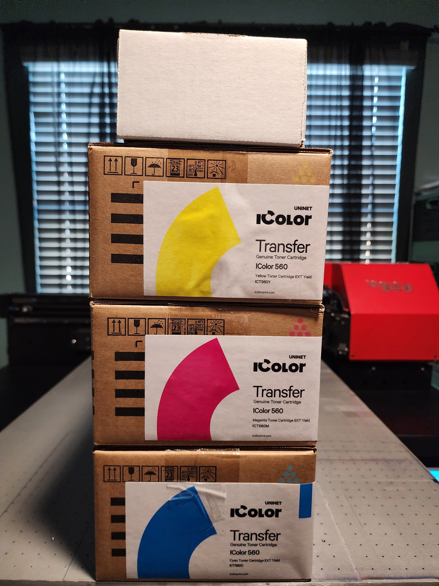 Uninet IColor 560 White Toner Printer - Used