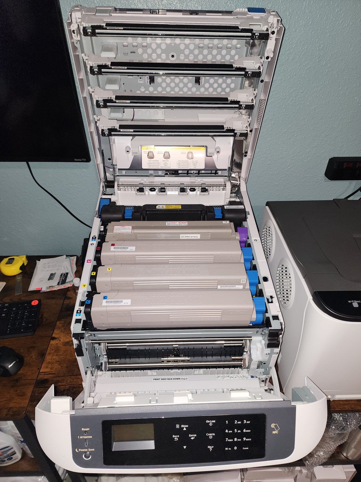Uninet IColor 650 White Toner Printer - Used