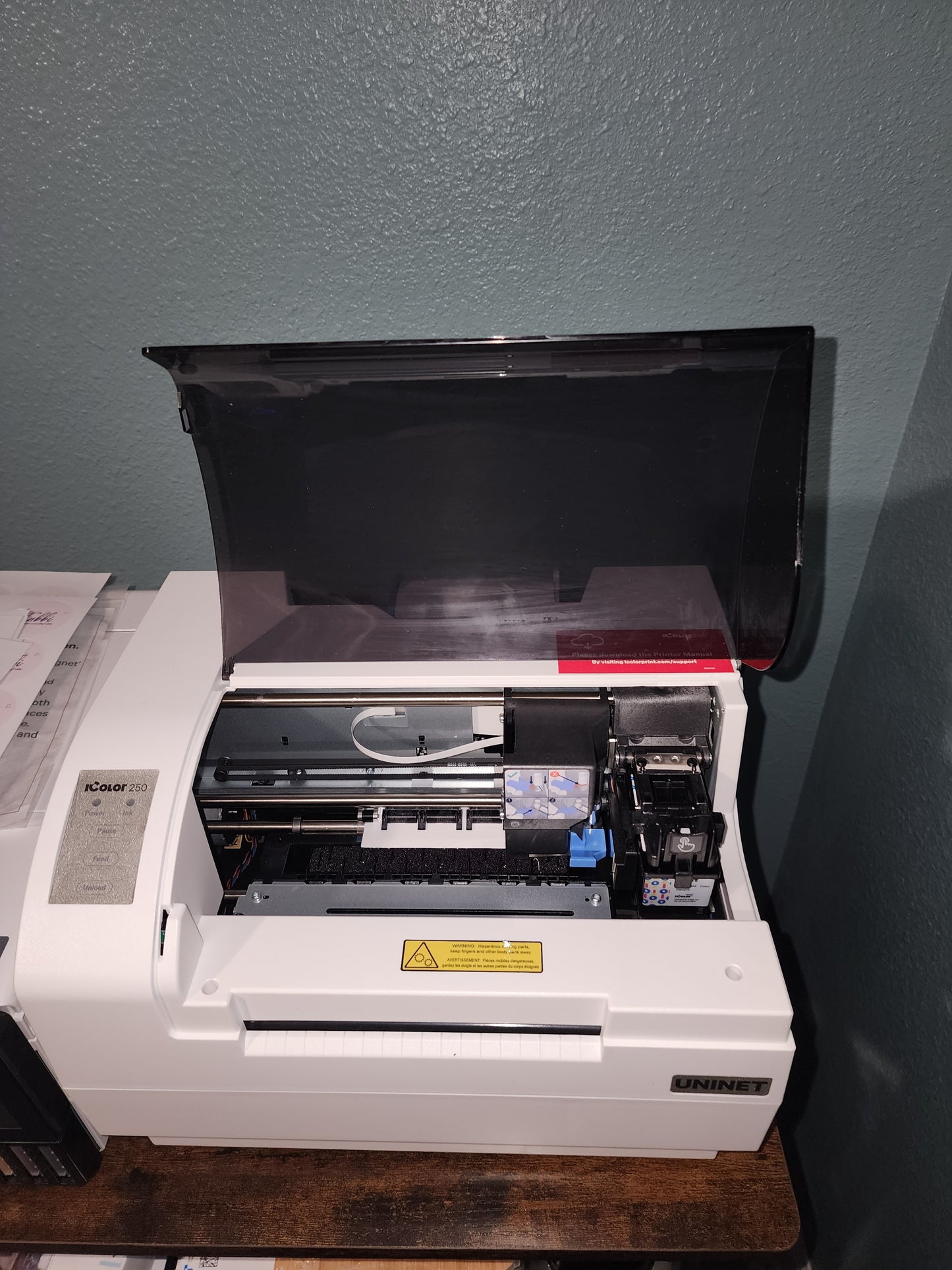 Uninet IColor 250 Inkjet Color Label Printer & Cutter - Used