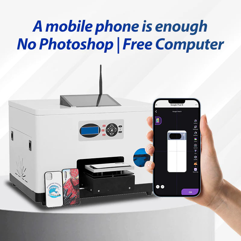 Refinecolor RF-PC1 UV Smart Cell Phone Case Printer image 3