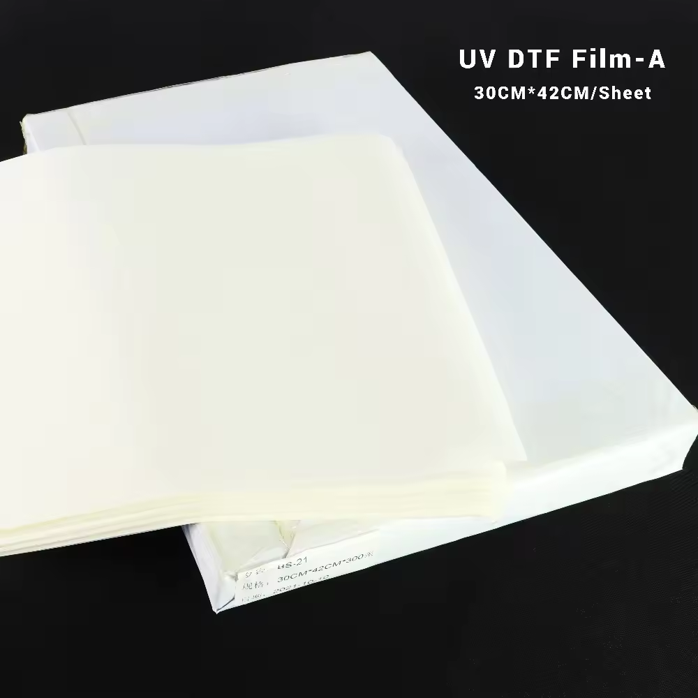 A Film Clear Sheets 100Pcs For Refinecolor Flatbed UV DTF Printer image 1