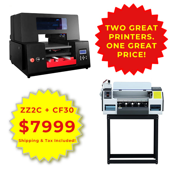 Refinecolor ZZ2C UV DTF + Refinecolor CF30 DTF Printer