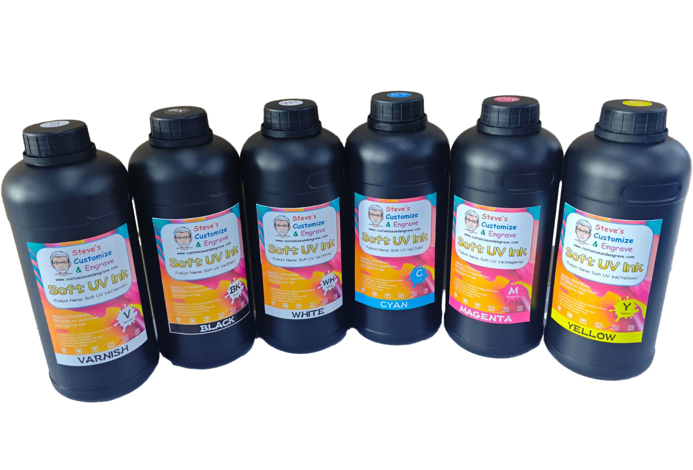 Magenta UV Soft Flexible Ink For Epson Printhead DTF Printer 1000ml