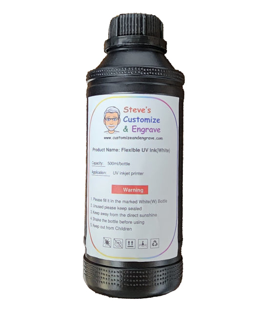 White UV Soft Ink For Refinecolor DTF Printer 500ml image 0