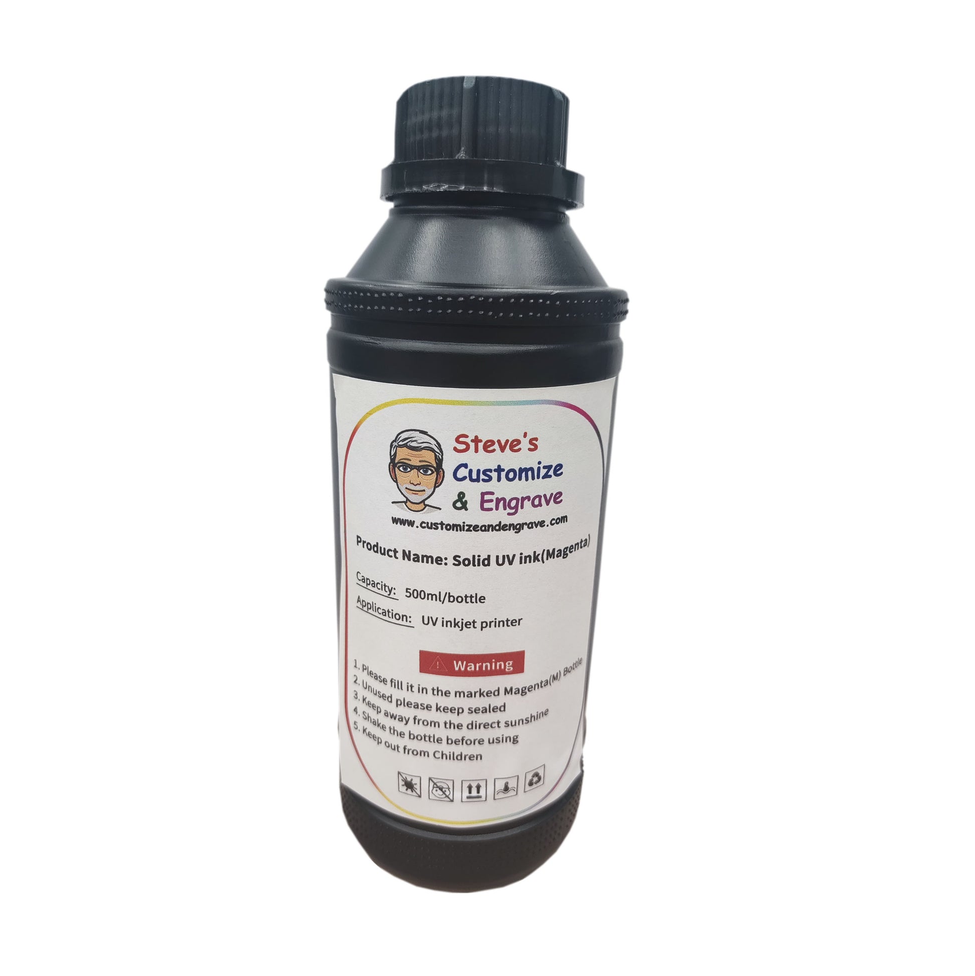 Magenta UV Ink For Refinecolor DTF Printer 500ml image 0