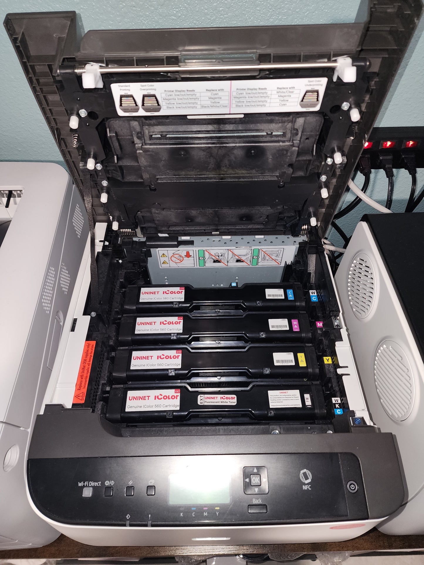 Uninet IColor 560 White Toner Printer - Used