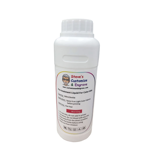 Pretreatment Solution For Color Inks 500ml Refinecolor DTG Printer image 0