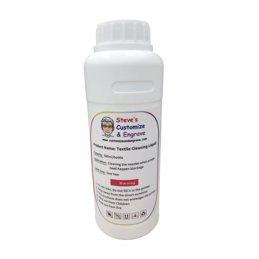 Cleaning Solution For Refinecolor Garment Inks DTG Printer 500ml image 0