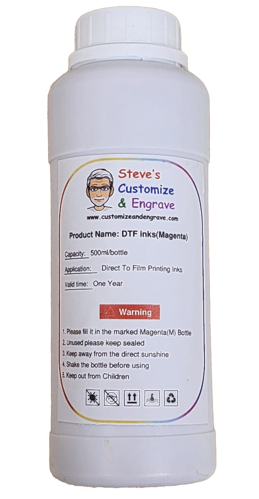 Magenta DTF Ink For Refinecolor DTF Printer 500ml image 0