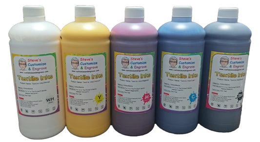 Magenta Textile Ink For Epson Printhead DTG Printer 1000ml