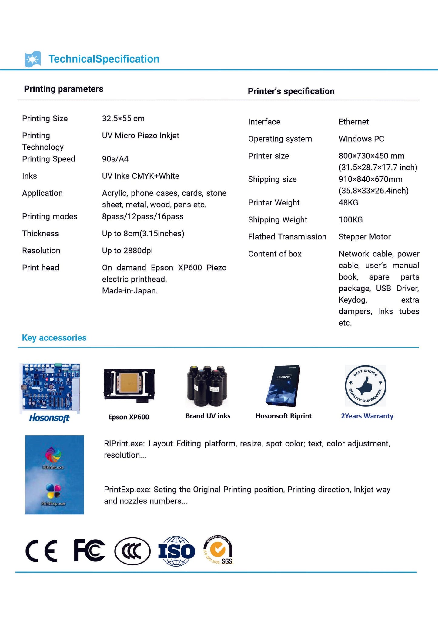 Refinecolor RF-ZZ1S 3255 UV Printer image 14
