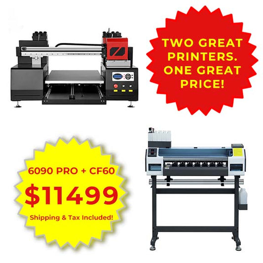 Refinecolor 6090 PRO UV DTF + Refinecolor CF60 DTF Printer
