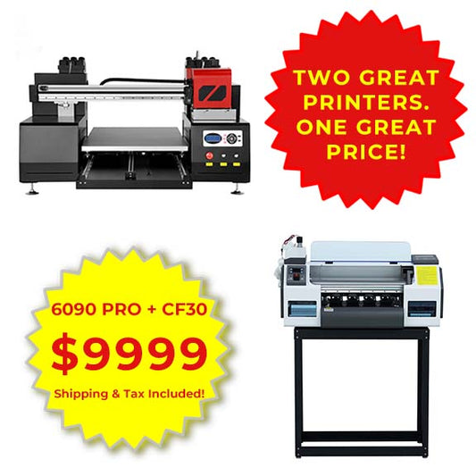 Refinecolor 6090 PRO UV DTF + Refinecolor CF30 DTF Printer