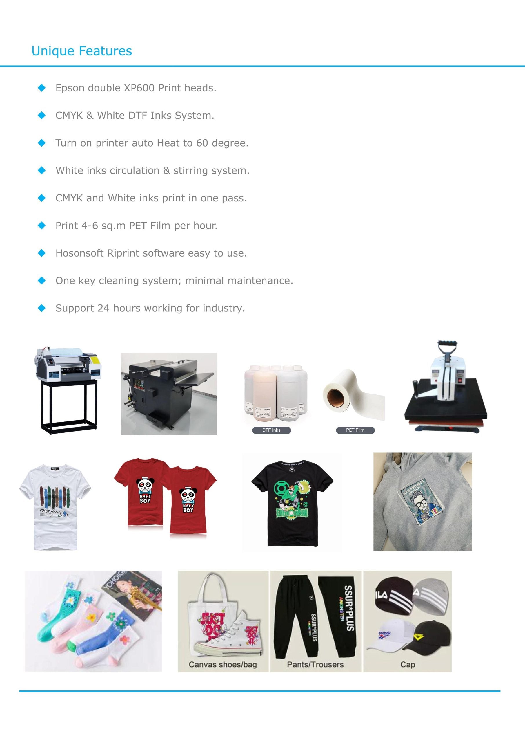 Refinecolor RF-CF60 DTF Printer More Ink Bundle image 11