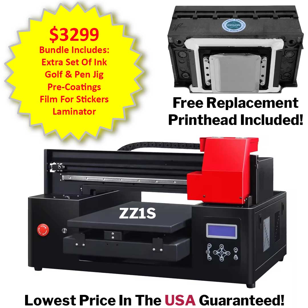 Refinecolor RF-ZZ1S 3255 UV Printer Starter Business Bundle